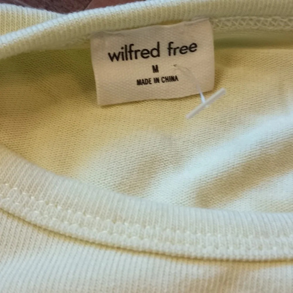 Wilfred Free Lime Cropped Soft Tee BBB - Picture 3 of 5